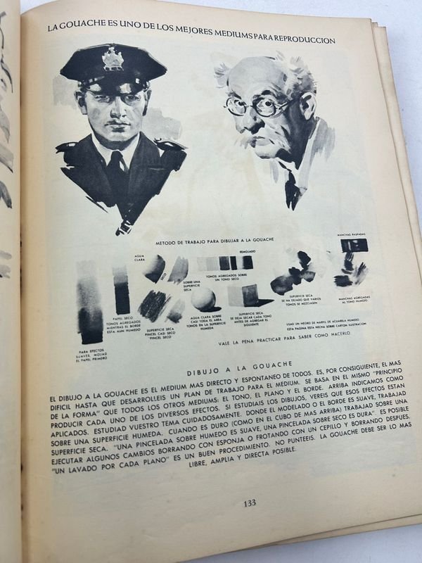 Ilustración creadora por Andrew Loomis - Librería Hachette 1951 - imagen 10