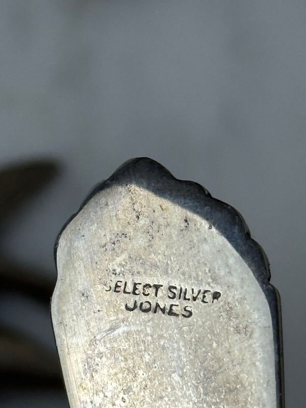 Lotes de cubiertos labrados de plata para postre - imagen 14