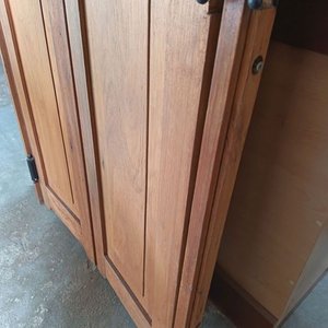 Puerta Vaivén de Madera Natural 90x128 cm - imagen 4