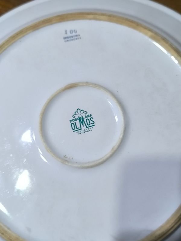 Plato de porcelana Olmos de 30 cm de diámetro - imagen 2