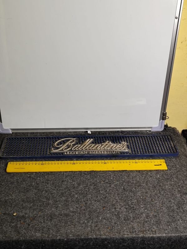 Bandeja de Goma "Ballantine's" para Bar