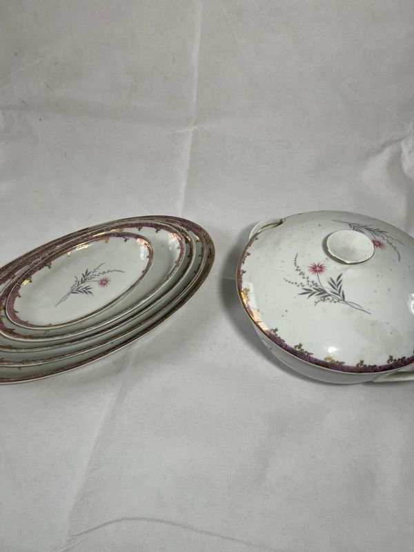 Vajilla Sellada Sopera y Bandejas de Porcelana Blanca - imagen 2