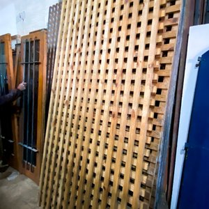 Cinco Rejillas de Madera Pino: Varias Medidas - imagen 2