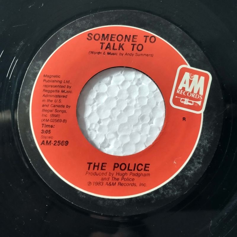 Vinilo del álbum 'King Of Pain' de The Police, A&M Records, 1983 - imagen 3