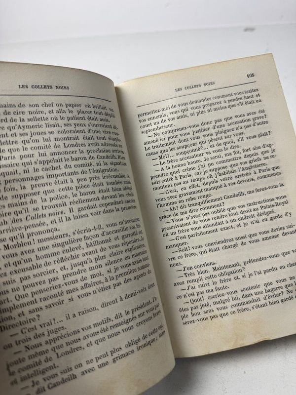 Libro antiguo de novela policial francesa del siglo XIX - imagen 5