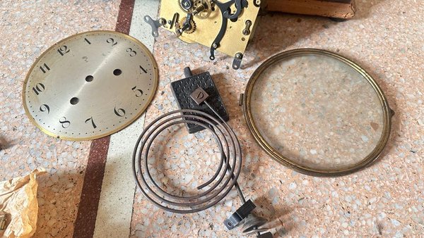 Reloj de plendulo antiguo desarmado - Relojes antiguos y relojera - imagen 16