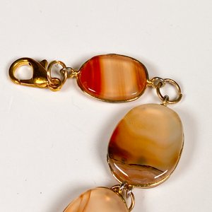 Pulsera de Ágatas y Colgante con Piedras Naturales - imagen 5