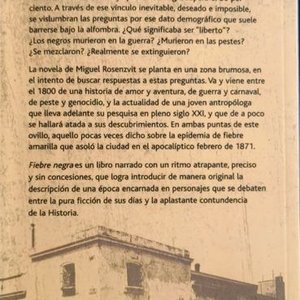 Fiebre Negra de Miguel Rosenzvit - Novela de Planeta - imagen 2