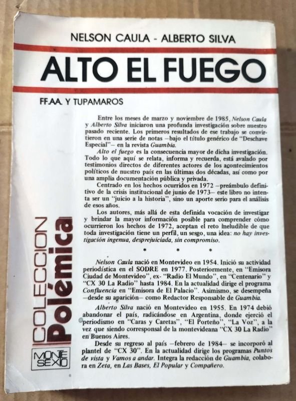 Libro Alto El Fuego. FF. AA. Y Tupamaros. - imagen 6