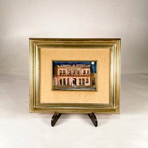 Lote anterior: Cuadro "Casona Rosada con Luna" de Rubén Galloza, 12 x 19 cm