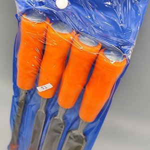 Juego de 4 Formones para Madera con Mangos Naranjas - imagen 6