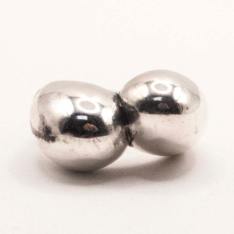 Anillo de Plata Hueco con Detalle