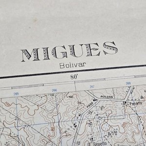 Mapa Topográfico de Migues, Uruguay - Escala 1:50000 - imagen 2