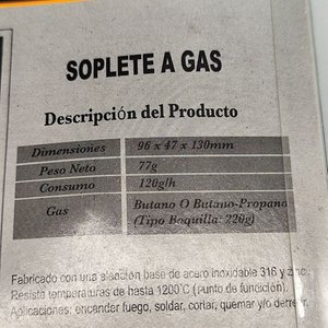 Soplete a Gas KingCamp Butano-Propano para Cocina y Reparaciones - imagen 6