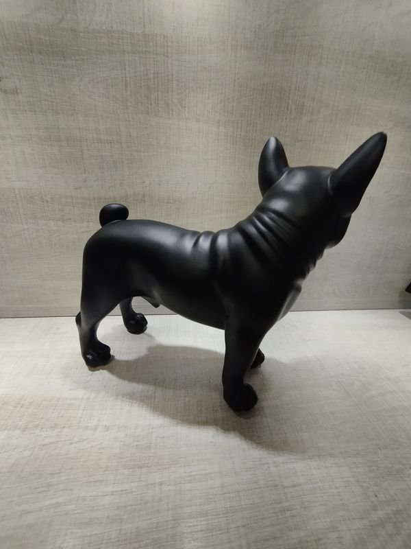 Estatua de bulldog de cerámica - imagen 1