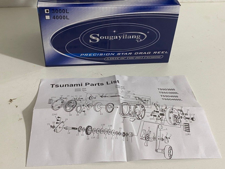 Reel Rotativo de Pesca TSSD 3000L - imagen 5