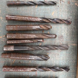Lote de Mechas y Punzones de Hierro Antiguos - imagen 3