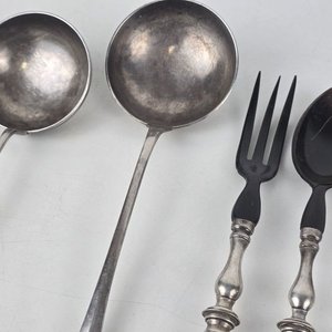 7 Cubiertos de Servicio Christofle de Plata - imagen 3