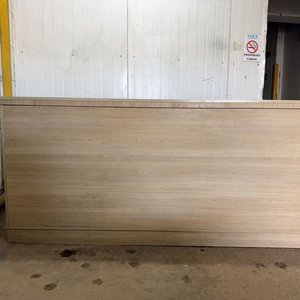 Mostrador Mueble Madera Clara con Estantes y Tapa Desmontable - imagen 12