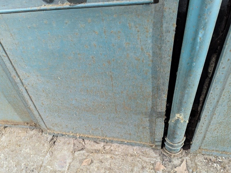 Puerta de hierro antigua para jardín - imagen 8