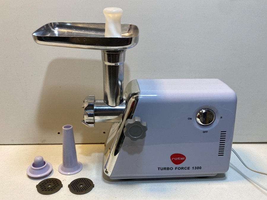 Picadora de Carne Eléctrica Rotel Turbo Force 1300 con Accesorios