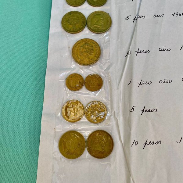 Colección de monedas de Uruguay años 1960, 1965, 1968 y 1969 - imagen 3