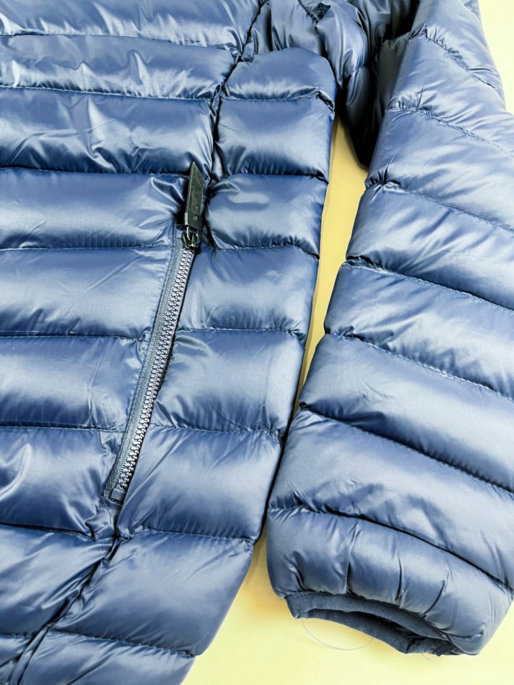Campera inflada Zenit con capucha, color Azul, talle M. - imagen 2