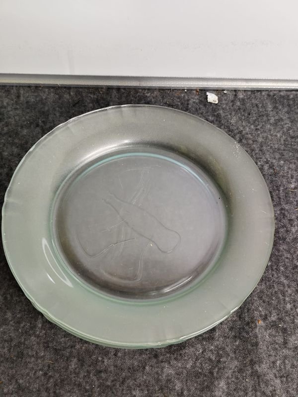 Lote de 5 Platos Transparentes con Logo de Coca-Cola