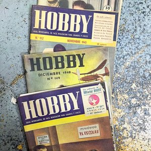 Lote de 5 Revistas Antiguas HOBBY (1940s-1950s) - Proyectos Prácticos - imagen 2