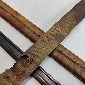 Bayoneta Springfield 1903 Americana con Vaina de Cuero y Madera - imagen 4