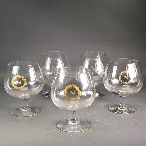 Cinco Copas para Cognac "Napoleón" - Dos Modelos - imagen 1