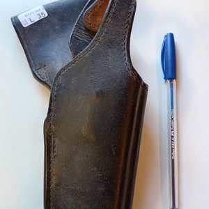 Canana de Cuero Negro Bianchi para Pistola Ruger P85 - imagen 1