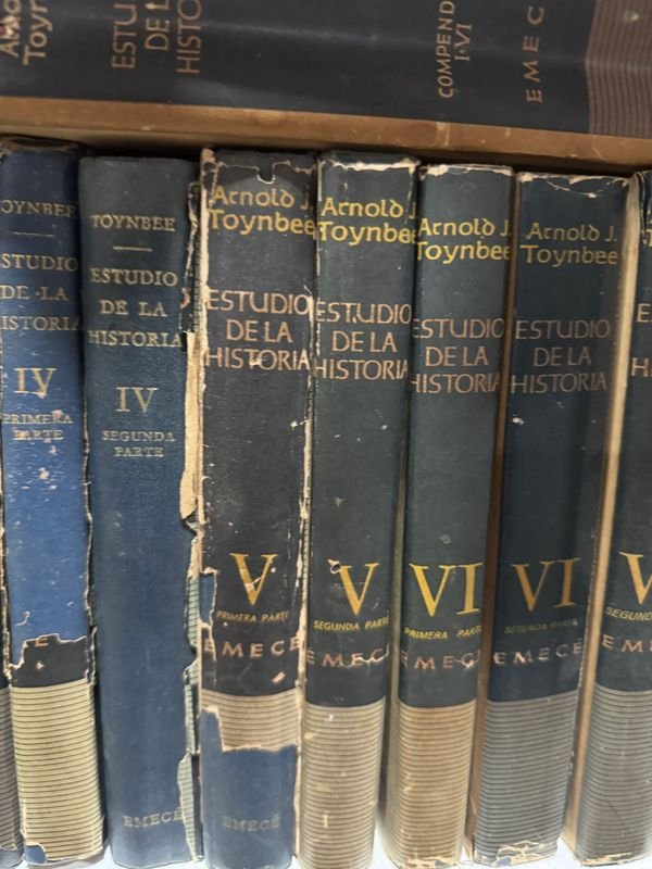 Colección de libros antiguos sobre historia por Arnoio Toynbee - imagen 3