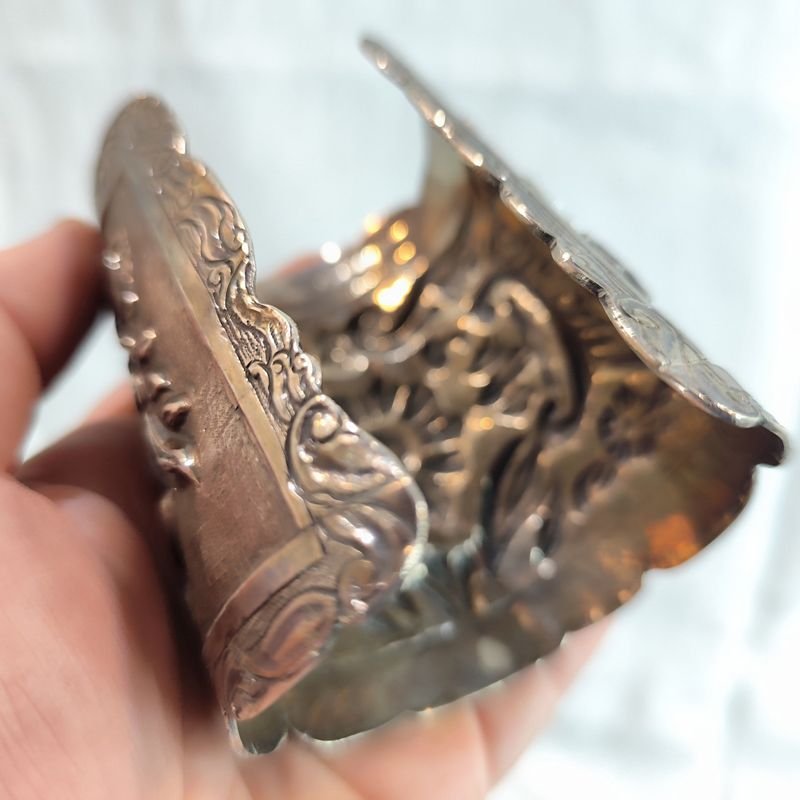 Pieza decorativa labrada en plata peruana 925 - imagen 3