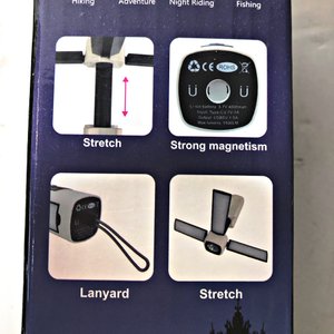 Lote de 5 Linternas: Minero, Recargables y Plegable - imagen 5