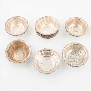 12 Cuencos de Plata 800 - 1060gr - 12cm Diámetro - imagen 2
