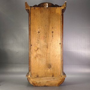 Reloj de Pared con Caja de Roble, Completo y Funcionando - imagen 14
