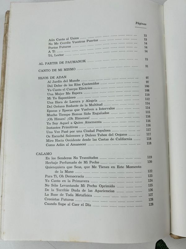 Libro de Walt Whitman - Hojas de Hierba por Francisco Alexander - 1953 Quito - imagen 5
