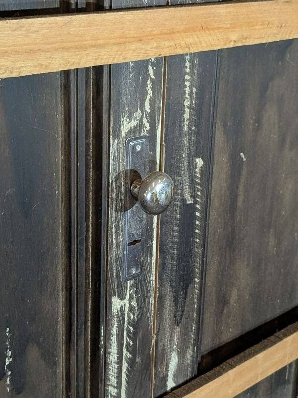 Puerta antigua de frente doble hoja y marco en cedro - imagen 8