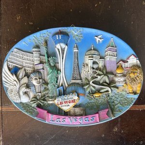 Cuadro Ovalado en Relieve de Las Vegas, Nevada - imagen 4