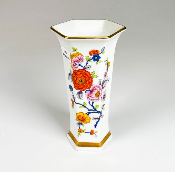 Lote anterior: Florero de porcelana Bavaria decoración floral, altura 17 cm
