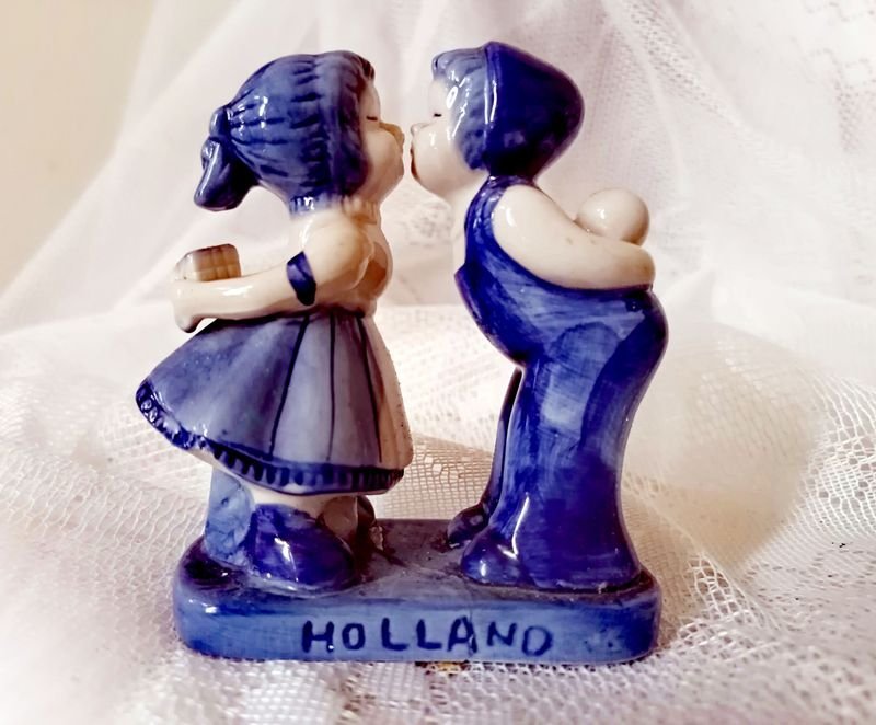 Figuras de Antigua porcelana Holandesa en Porcelana Delft - imagen 4