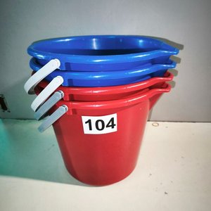 5 Baldes Plásticos con Pico y Manija - imagen 3