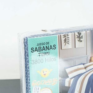 Juego de Sábanas Twin GoldSun 3800 Hilos Nuevo - imagen 2