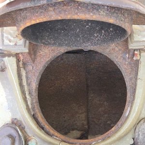 Antigua Estufa a Leña Francesa de Hierro Fundido "Le Chaboche" - imagen 8