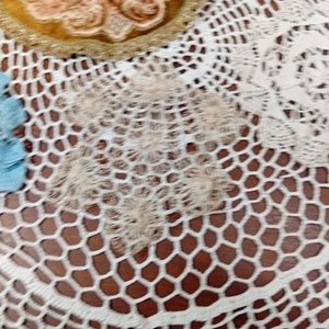 Lote Vintage de 5 Carpetas y Tapetes Decorativos Artesanales - imagen 3
