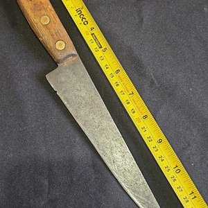 Cuchilla Antigua de Cocina con Hoja de 18 cm y Mango de Madera - imagen 6
