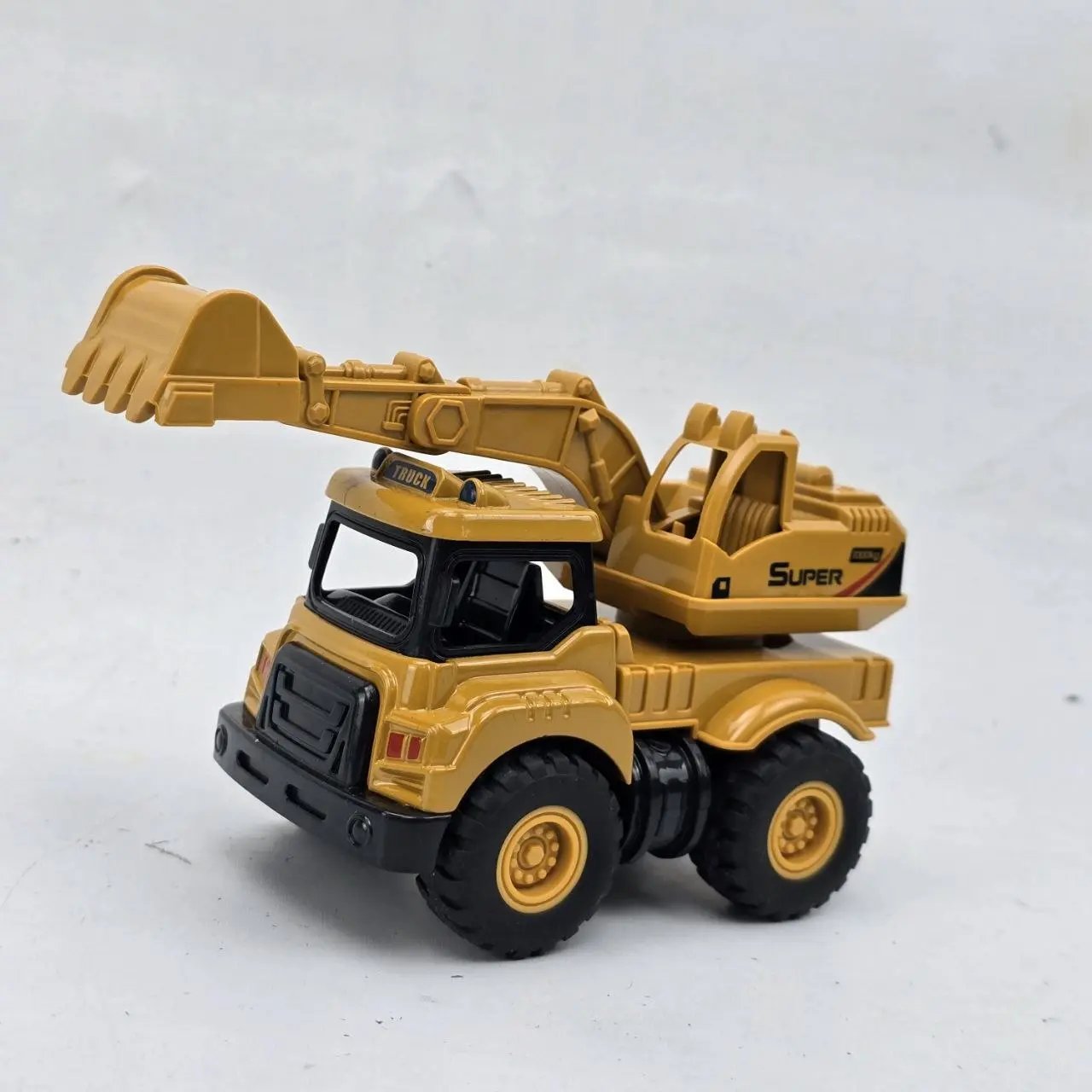 Excavadora de Juguete Amarilla "Super Truck"