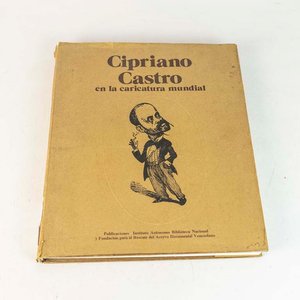 Libro Cipriano Castro en la Caricatura Mundial Tapa Dura - imagen 1