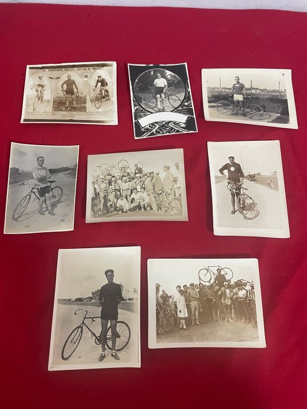 Colección de Fotografías Históricas de Ciclismo: Ganadores y Equipos